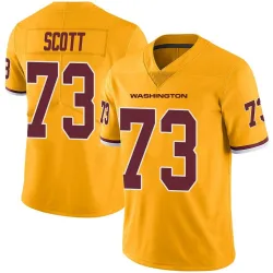 Youth Trent Scott Washington Commanders No.73 Limited Color Rush Jersey - Gold