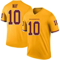 Youth Tress Way Washington Commanders No.10 Legend Color Rush Jersey - Gold