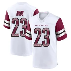 Youth Trey Amos Washington Commanders No.23 Game Jersey - White