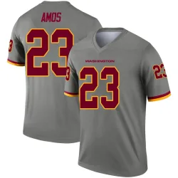 Youth Trey Amos Washington Commanders No.23 Legend Inverted Jersey - Gray