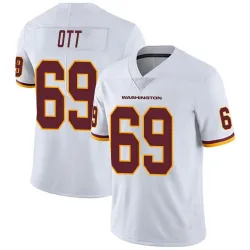 Youth Tyler Ott Washington Commanders No.69 Limited Vapor Untouchable Jersey - White