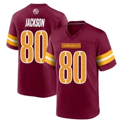 Youth Tyree Jackson Washington Commanders No.80 Game Burgundy Jersey