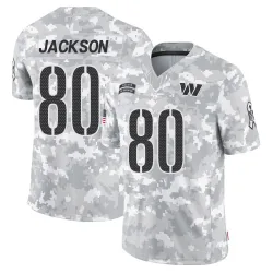 Youth Tyree Jackson Washington Commanders No.80 Limited 2024 Salute to Service Jersey - Arctic Camo