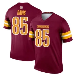 Youth Vernon Davis Washington Commanders No.85 Legend Burgundy Jersey