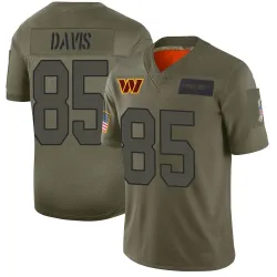 Youth Vernon Davis Washington Commanders No.85 Limited 2019 Salute to Service Jersey - Camo