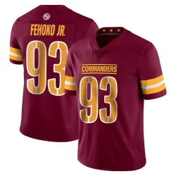 Youth Viliami Fehoko Jr. Washington Commanders No.93 Limited Vapor Burgundy Jersey