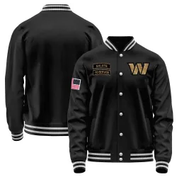 Youth Washington Commanders No. Salute to Service Sideline Performance Jacket - Black