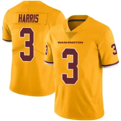 Youth Will Harris Washington Commanders No.3 Limited Color Rush Jersey - Gold