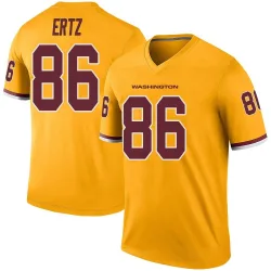 Youth Zach Ertz Washington Commanders No.86 Legend Color Rush Jersey - Gold